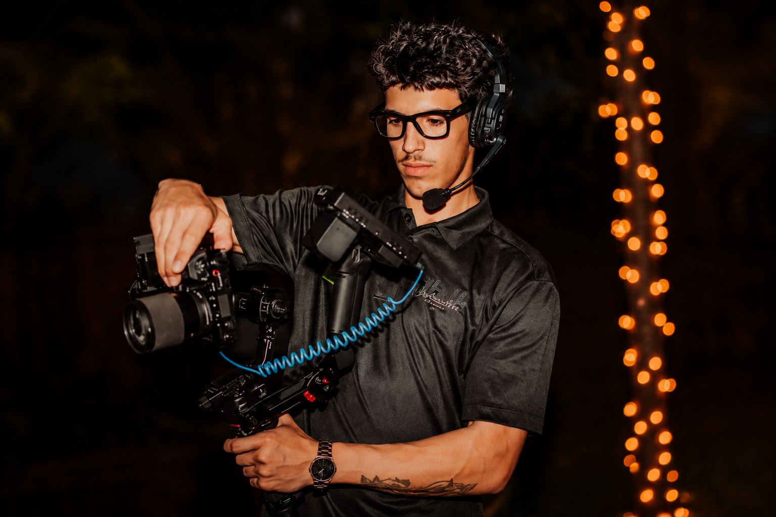 ALLYWRK media production team capturing cinematic footage on location